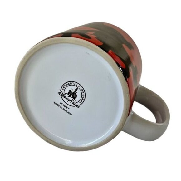 Mickey Mouse Silhouette Authentic Original Disney Parks Red and Black Coffee Mug - Picture 5 of 7